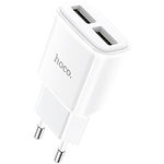 Изображение Сетевое ЗУ Hoco C88A Star round dual White (6931474749499) , 2*USB-A, 2.4А #2 Фото Сетевое ЗУ Hoco C88A Star round dual White (6931474749499) , 2*USB-A, 2.4А #2