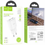 Изображение Сетевое ЗУ Hoco C88A Star round dual White (6931474749499) , 2*USB-A, 2.4А #4 Фото Сетевое ЗУ Hoco C88A Star round dual White (6931474749499) , 2*USB-A, 2.4А #4