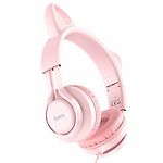 Изображение HOCO W36 Cat Dream Pink (6931474770394) наушники с микрофоном накладные Фото HOCO W36 Cat Dream Pink (6931474770394) наушники с микрофоном накладные