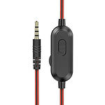 Фото HOCO W103 Magic tour gaming Red (6931474741622) наушники с микрофоном накладные #1