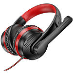 Фото HOCO W103 Magic tour gaming Red (6931474741622) наушники с микрофоном накладные #2