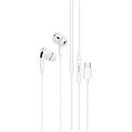 Изображение HOCO M101 Pro Crystal Type-C White (6931474782403) наушники вкладыши с микрофоном Фото HOCO M101 Pro Crystal Type-C White (6931474782403) наушники вкладыши с микрофоном