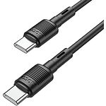 Фото Кабель HOCO X83 Black (6931474770929) Type-C/Type-C, 1м, 60W, PVC