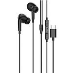 Изображение HOCO M101 Pro Crystal Type-C Black (6931474782397) наушники вкладыши с микрофоном Фото HOCO M101 Pro Crystal Type-C Black (6931474782397) наушники вкладыши с микрофоном