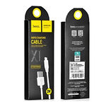 Изображение Кабель HOCO X1 White (6957531032014) USB/Lightning, 2м, 2.4A, PVC #2 Фото Кабель HOCO X1 White (6957531032014) USB/Lightning, 2м, 2.4A, PVC #2