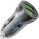 Фото Автомобильное ЗУ Hoco Z47 Black (6931474782212) 2*USB-A, 18W, QC