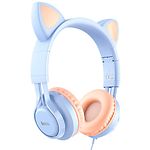 Изображение HOCO W36 Cat Dream Blue (6931474770417) наушники с микрофоном накладные Фото HOCO W36 Cat Dream Blue (6931474770417) наушники с микрофоном накладные