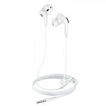 Фото HOCO M101 Pro Crystal White (6931474782380) наушники вкладыши с микрофоном