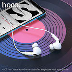 Фото HOCO M101 Pro Crystal White (6931474782380) наушники вкладыши с микрофоном #2