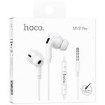 Фото HOCO M101 Pro Crystal White (6931474782380) наушники вкладыши с микрофоном #3