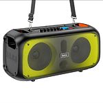 Изображение HOCO BS54 Party Black (6931474782465) портативная колонка 30W,3.6Ah аккум,BT,FM,USB,2 wifi микрофона #3 Фото HOCO BS54 Party Black (6931474782465) портативная колонка 30W,3.6Ah аккум,BT,FM,USB,2 wifi микрофона #3