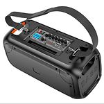Изображение HOCO BS54 Party Black (6931474782465) портативная колонка 30W,3.6Ah аккум,BT,FM,USB,2 wifi микрофона #4 Фото HOCO BS54 Party Black (6931474782465) портативная колонка 30W,3.6Ah аккум,BT,FM,USB,2 wifi микрофона #4