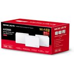 Изображение Маршрутизатор/Mesh-система Mercusys Halo H80X 3-pack (HALO-H80X-3-PACK) WiFi, AX3000, 2.4/5 ГГц #2 Фото Маршрутизатор/Mesh-система Mercusys Halo H80X 3-pack (HALO-H80X-3-PACK) WiFi, AX3000, 2.4/5 ГГц #2