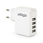 Изображение Сетевое ЗУ EnerGenie EG-U4AC-02 4*USB, 3.1A Фото Сетевое ЗУ EnerGenie EG-U4AC-02 4*USB, 3.1A
