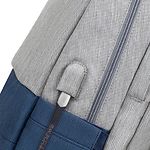 Изображение Рюкзак для Notebook RivaCase 7567 Grey/Dark Blue с диагональю дисплея 17.3" (Prater) #6 Фото Рюкзак для Notebook RivaCase 7567 Grey/Dark Blue с диагональю дисплея 17.3" (Prater) #6