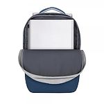 Изображение Рюкзак для Notebook RivaCase 7567 Grey/Dark Blue с диагональю дисплея 17.3" (Prater) #7 Фото Рюкзак для Notebook RivaCase 7567 Grey/Dark Blue с диагональю дисплея 17.3" (Prater) #7