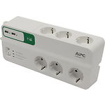 Изображение Фильтр-удлинитель сетевой APC Essential SurgeArrest (PM6U-RS) 2м, 6 розеток, 2 USB зарядки 2.4A Фото Фильтр-удлинитель сетевой APC Essential SurgeArrest (PM6U-RS) 2м, 6 розеток, 2 USB зарядки 2.4A