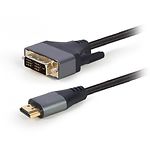 Изображение Кабель Cablexpert CC-HDMI-DVI-4K-6 - HDMI на DVI, 18+1pin, 4K 30Hz, 1.8 метра #1 Фото Кабель Cablexpert CC-HDMI-DVI-4K-6 - HDMI на DVI, 18+1pin, 4K 30Hz, 1.8 метра #1