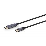 Изображение Кабель Cablexpert CC-DP-HDMI-4K-6 - DisplayPort на HDMI, 4K 60Hz, 1.8 метра #1 Фото Кабель Cablexpert CC-DP-HDMI-4K-6 - DisplayPort на HDMI, 4K 60Hz, 1.8 метра #1