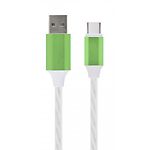 Изображение Кабель Cablexpert CC-USB-CMLED-1M USB 2.0 A-папа/C-папа, премиум, 2А, 10W, с подсветкой #1 Фото Кабель Cablexpert CC-USB-CMLED-1M USB 2.0 A-папа/C-папа, премиум, 2А, 10W, с подсветкой #1