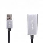 Фото Адаптер Maxxter NEA-U2-01 с USB на Ethernet, 100 Mbps, металл, темно-серый #2