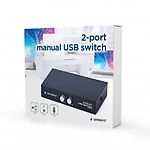 Фото Gembird DSU-21 2-портовый переключатель USB, ручное управление, 1 вход на 2 выхода #4