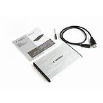 Фото HDD Rack Gembird EE2-U3S-3-S Внешний карман 2.5", USB3.0, серебро #1
