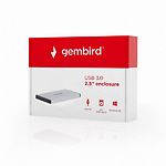 Фото HDD Rack Gembird EE2-U3S-3-S Внешний карман 2.5", USB3.0, серебро #5