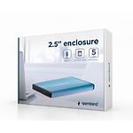 Изображение HDD Rack Gembird EE2-U3S-3-B - Внешний карман 2.5", USB3.0, голубой #1 Фото HDD Rack Gembird EE2-U3S-3-B - Внешний карман 2.5", USB3.0, голубой #1