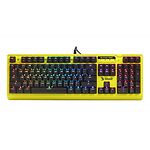 Изображение Клавиатура A4tech B810RC (Punk Yellow) Bloody механическая игровая, USB, RGB-подсветка Фото Клавиатура A4tech B810RC (Punk Yellow) Bloody механическая игровая, USB, RGB-подсветка