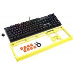 Изображение Клавиатура A4tech B810RC (Punk Yellow) Bloody механическая игровая, USB, RGB-подсветка #1 Фото Клавиатура A4tech B810RC (Punk Yellow) Bloody механическая игровая, USB, RGB-подсветка #1