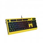 Изображение Клавиатура A4tech B810RC (Punk Yellow) Bloody механическая игровая, USB, RGB-подсветка #3 Фото Клавиатура A4tech B810RC (Punk Yellow) Bloody механическая игровая, USB, RGB-подсветка #3