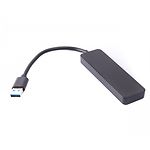Изображение Концентратор HUB USB 3.0 Cablexpert A-AMU3-4P-01 (USB3.0 4*USB 3.0-порта, пластик, серый) #1 Фото Концентратор HUB USB 3.0 Cablexpert A-AMU3-4P-01 (USB3.0 4*USB 3.0-порта, пластик, серый) #1