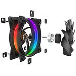 Изображение Вентилятор 120мм PCCOOLER CORONA 120 RGB, 1000-1800об/мин, 4-pin #3 Фото Вентилятор 120мм PCCOOLER CORONA 120 RGB, 1000-1800об/мин, 4-pin #3