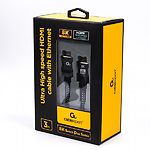 Изображение Кабель Cablexpert CCB-HDMI8K-3M - HDMI V.2.1, 8К 60Гц, HDR10, HLG, 48Gbps, позол. коннект. #1 Фото Кабель Cablexpert CCB-HDMI8K-3M - HDMI V.2.1, 8К 60Гц, HDR10, HLG, 48Gbps, позол. коннект. #1