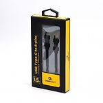 Изображение Кабель Cablexpert CC-USB2-CM8PM-1.5M USB 2.0 Power Delivery PD, C-папа/Lightning, 1,5 м #1 Фото Кабель Cablexpert CC-USB2-CM8PM-1.5M USB 2.0 Power Delivery PD, C-папа/Lightning, 1,5 м #1