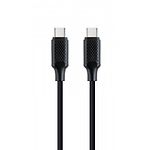 Изображение Кабель Cablexpert CC-USB2-CMCM100-1.5M USB 2.0 Power Delivery PD, C-папа/C-папа, 1,5 м Фото Кабель Cablexpert CC-USB2-CMCM100-1.5M USB 2.0 Power Delivery PD, C-папа/C-папа, 1,5 м