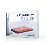 Фото HDD Rack Gembird EE2-U3S-3-P - Внешний карман 2.5", USB3.0, розовый #1