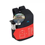 Изображение Рюкзак для Notebook RivaCase 8068 Black Bundle с диагональю дисплея 15.6"(Regent)+ сп. бут. #4 Фото Рюкзак для Notebook RivaCase 8068 Black Bundle с диагональю дисплея 15.6"(Regent)+ сп. бут. #4