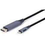 фото Кабель Cablexpert CC-USB3C-DPF-01-6, USB Type-C на DisplayPort, 4K 60Hz, 1.8 м