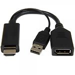 Изображение Переходник Cablexpert A-HDMIM-DPF-01 Активный HDMI - DisplayPort (мама) Фото Переходник Cablexpert A-HDMIM-DPF-01 Активный HDMI - DisplayPort (мама)