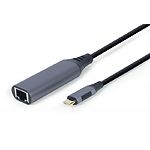 Фото Адаптер Cablexpert A-USB3C-LAN-01 USB type-C (папа) LAN: RJ-45 (мама) 10/100/1000Mb/s