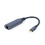Фото Адаптер Cablexpert A-USB3C-LAN-01 USB type-C (папа) LAN: RJ-45 (мама) 10/100/1000Mb/s #1