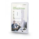 Изображение Сетевое ЗУ EnerGenie EG-U2C2A-03-W USB-A 2.1A, белое #1 Фото Сетевое ЗУ EnerGenie EG-U2C2A-03-W USB-A 2.1A, белое #1