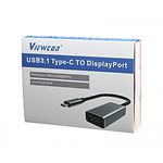 Фото Переходник Viewcon TE391 USB3.1 Type-C папа (сигнал) в DisplayPort мама (устройство) #2