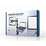 Фото Кронштейн Gembird MA-DA-02 для LED монитора до 27" и ноутбука до 17" #2