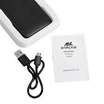 Изображение Внешний аккумулятор Power Bank RivaCase RIVAPOWER VA2140 10000 mAh 10W, Черный цвет #10 Фото Внешний аккумулятор Power Bank RivaCase RIVAPOWER VA2140 10000 mAh 10W, Черный цвет #10