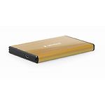 Изображение HDD Rack Gembird EE2-U3S-3-GL - Внешний карман 2.5", USB3.0, золотой Фото HDD Rack Gembird EE2-U3S-3-GL - Внешний карман 2.5", USB3.0, золотой