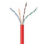 Изображение Кабель бухта Cablexpert UTP (UPC-5004E-SOL-R) CAT5e, CCA з AWG24, красный, 305 м Фото Кабель бухта Cablexpert UTP (UPC-5004E-SOL-R) CAT5e, CCA з AWG24, красный, 305 м