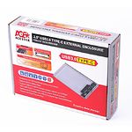 Фото HDD Rack Agestar 3UB2P4C (Transparent) Зовнішня кишеня 2.5", USB Type-C 3.2 Gen1, прозорий #4